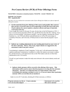 OUTCOME GRADE ASSESSMENT