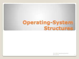 Operating-System Structures