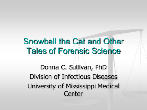 forensic science - University of Mississippi Medical Center
