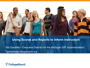 SAT-PSAT Online Assessment Reporting