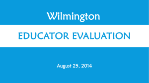 Educator Evaluation