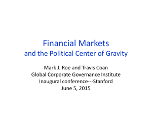 Corporatism and the Political Center of Gravity