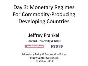 Currency Policy - Harvard Kennedy School