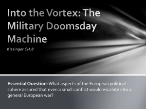 Into the Vortex: The Military Doomsday Machine