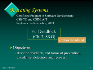 6. Deadlock