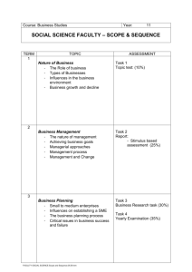 Year 11-12 Social Sciences