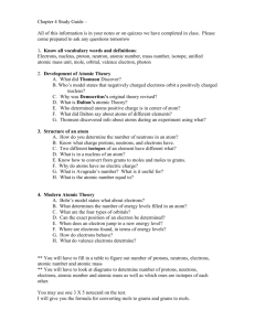 Chapter 4 Study Guide * 11/17/09