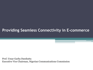 nigerian broadband strategy - Lagos Chamber of Commerce