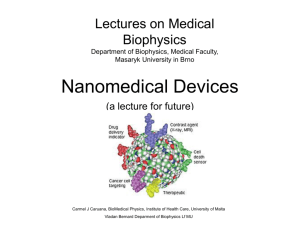 Nanomedical devices.