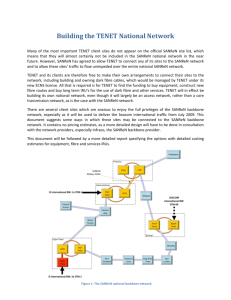 Building the TENET National Network