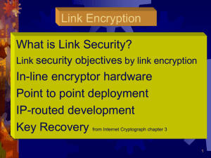Link Encryption - Personal Web Server