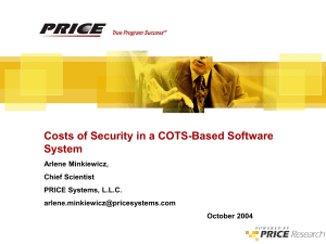 The Real Costs of Developing COTS-Based Systems