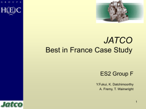 jatco - BEST in FRANCE