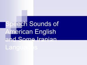 Ch4.3 American English phonetics