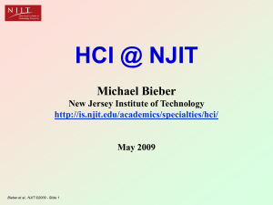 to a Power Point about HCI