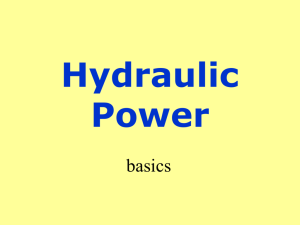 Hydraulic Power - Basics