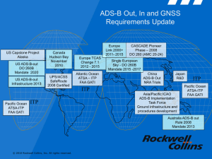 ADS-B Out, In and GNSS Requirements Update (Revised)