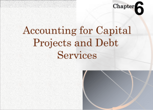 Capital Projects Fund: Dr. Cr