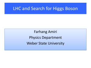 Link to LHC presentation - Physics