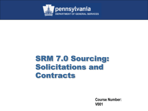 SRM 7.0 Sourcing