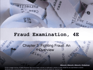 Fraud Examination Chapter 3