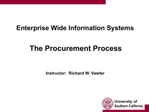 Enterprise Wide Information Systems - SAP R/3 4.0B