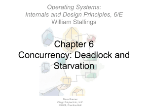 Deadlock and Starvation