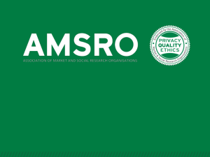 AMSRO Webinar – 25 June 2014