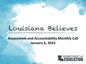 - Louisiana Department of Education