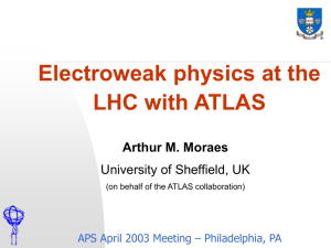 Electroweak physics at the LHC with ATLAS