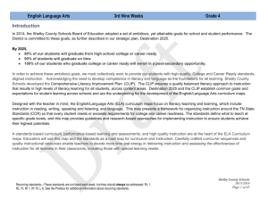 English Language Arts 3rd Nine Weeks Grade 4