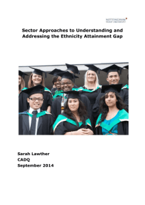 Sector Approaches to Addressing the BME Gap