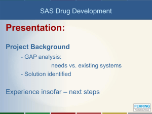SAS Drug Development