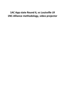 1AC App state Round 6, vs Louisville LR 1NC