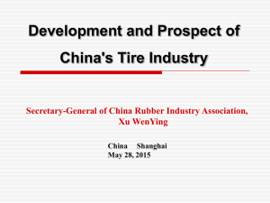 XU Wenying, Vice President of China Rubber Industry Association