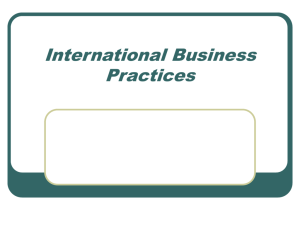 International Business Practices