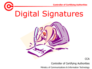 Dgital Signatures