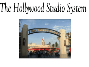 The Hollywood Studio system finished