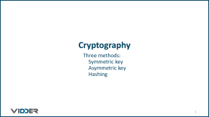 Symmetric Key Encryption