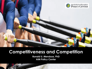 competitiveness and competition cebu