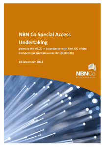 NBN Access Service - Australian Competition and Consumer