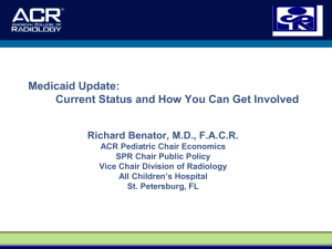 Medicaid Update - American College of Radiology