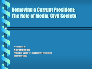 Media and Civil Society Participation: Removing a
