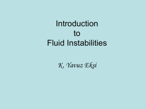 Fluid Instabilities