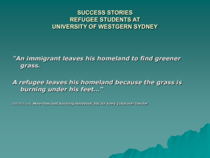 success stories refugee students at university of westgern sydney
