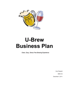 Marketing Plan - Edwards School of Business