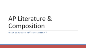 AP Literature & Composition
