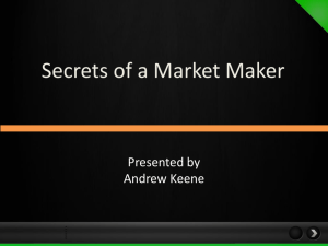 How to Take Money From the Market Maker
