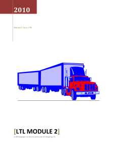 LTL Module II - My Carrier Resources