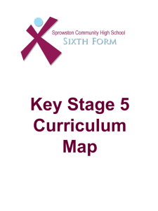 Key Stage 5 Curriculum Map 2013-4